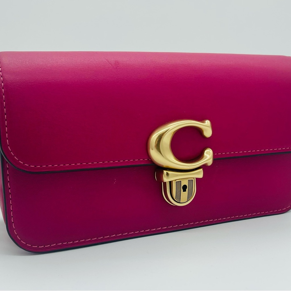 Coach Hyacinth Tabby Signature Leather Shoulder Bag